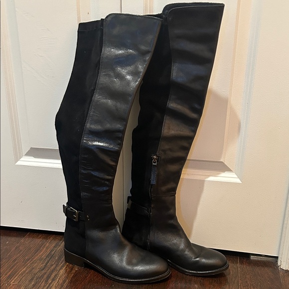 Buttero Shoes - BUTTERO Italy Black Leather Knee-High Boots – Size 37